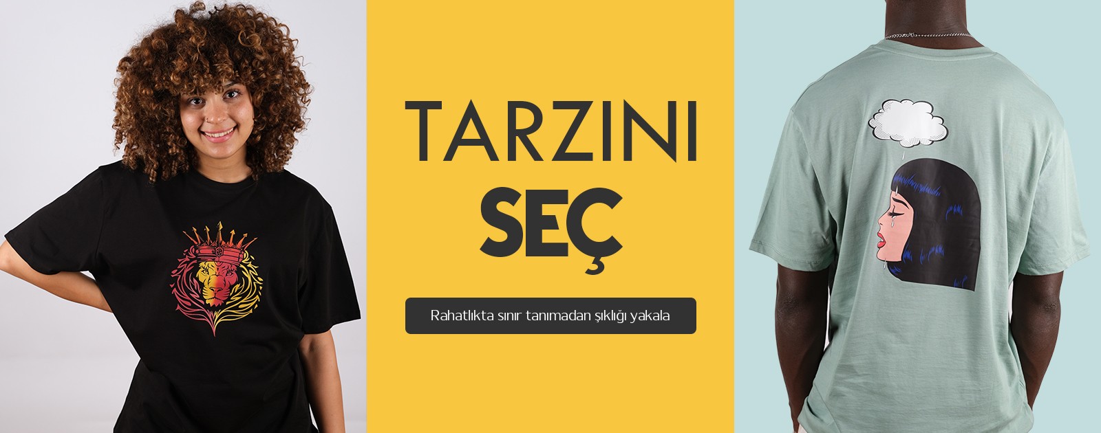 Tshirt Tarzını Seç Şıklığı Yakala